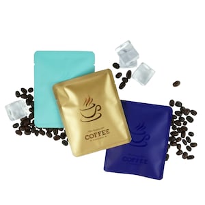 Heat Seal Flat Pocket Mylar Foil Open Top Packaging Bags Coffee Tea Cosmetic Sample Bulk Food Storage Aluminum Vacuum Pouches with Tear Notches 200