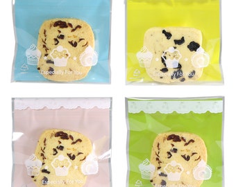100 PCS Ventas de pasteles "Especialmente para usted" Bolsas individuales de golosinas para galletas 10x10cm (3,9x3,9")