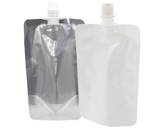 Sample Bags for Travel Storage Gel and Cream Dispenser Pouches 100 BagsPack QQ Studio Foil Squeeze Bottle Bags