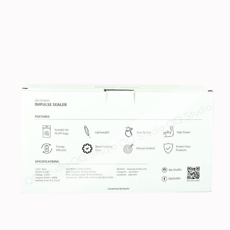 Impulse Heat Sealer for Polypropylene, Polythylene & Mylar Bags with Replacement Wires 8" (21cm) image 9