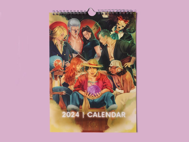 One Piece Calendar 2025 Etsy