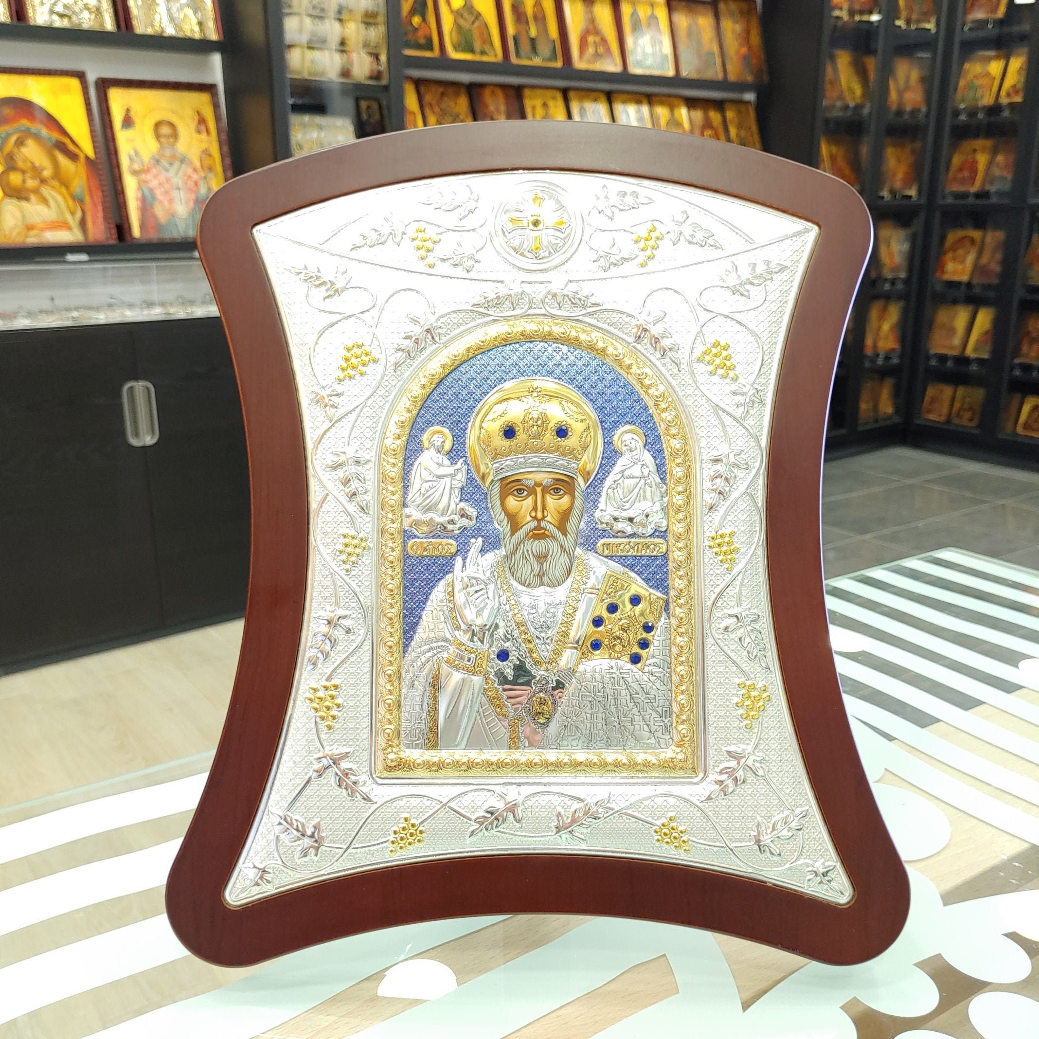 Righteous Seraphim (Rose) of Platina Icon - BlessedMart