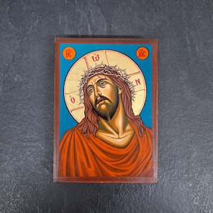 Jesus Christ Handpainted Byzantine Orthodox Icon