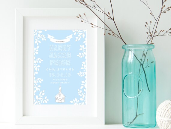 glass christening gifts