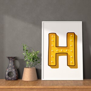 Impresión de letras / Tapices de pared / Regalos para él / Regalos para ella / Impresión familiar / Decoración del hogar / Regalos de aniversario / Habitación infantil / Habitación infantil