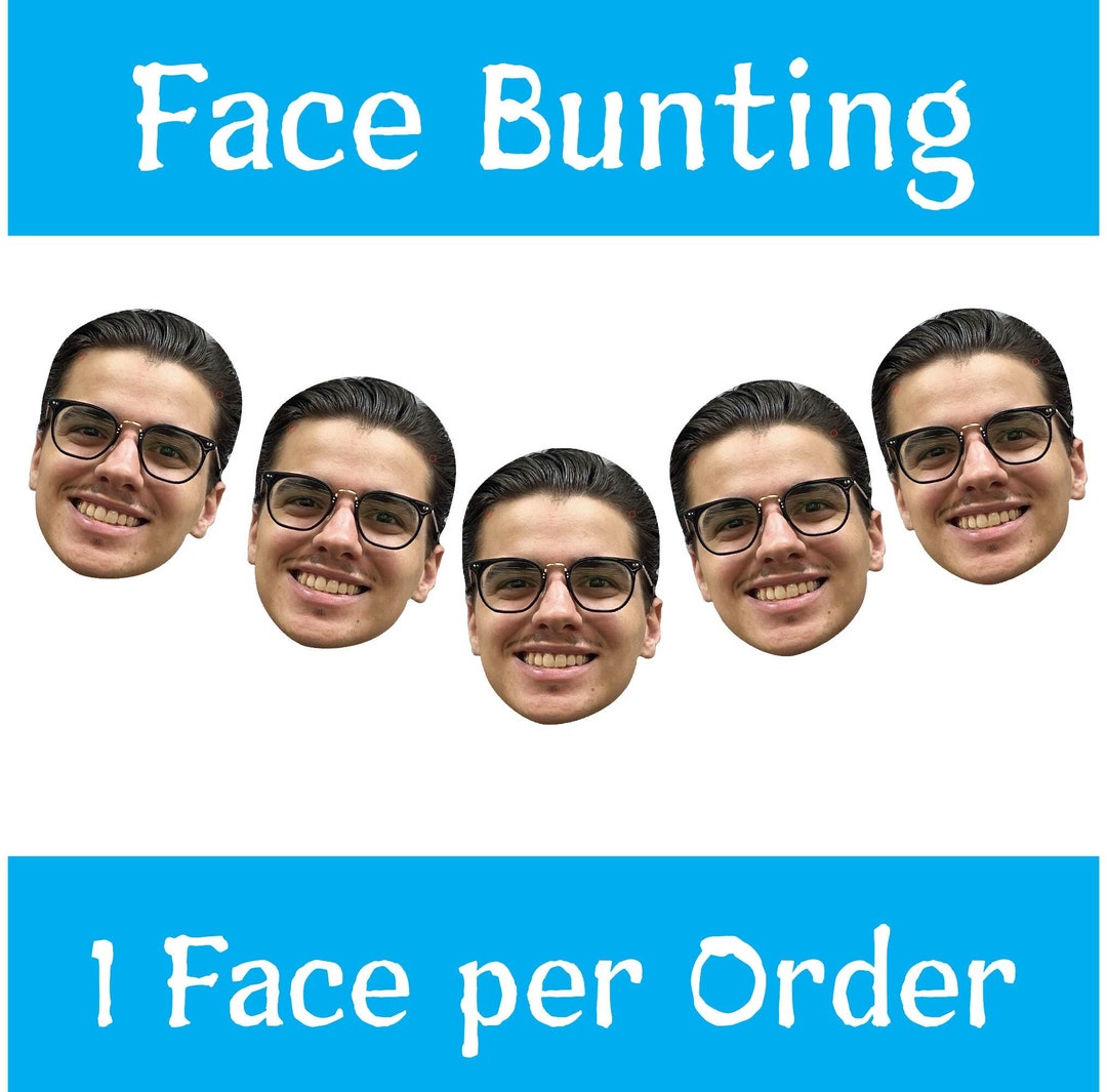 Personalised Face Confetti Custom Confetti Perfect Party Accessory Hen