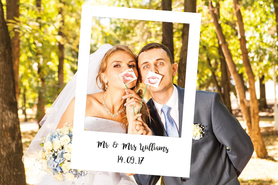 FULLY PRINTED Polaroid Selfie Frame Etsy