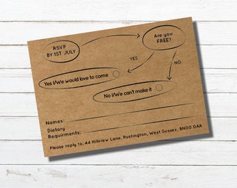 Wedding Stationery RSVP