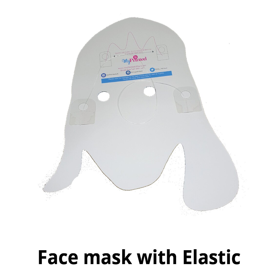 Personalised Photo Face Mask Kits to Wear for Stag & Hen Etsy