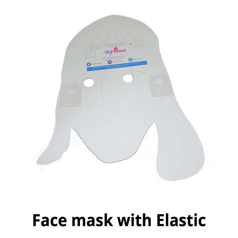 Personalised Photo Face Mask Kits to Wear For Stag & Hen, Bachelorette and Birthday Partys custom novelty fancy dress 画像 8