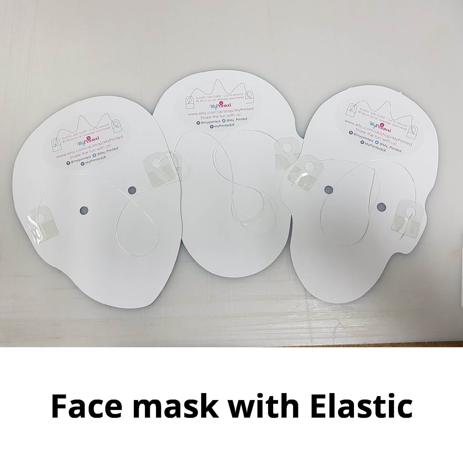 Personalised Photo Face Mask Kits to Wear for Stag & Hen Etsy