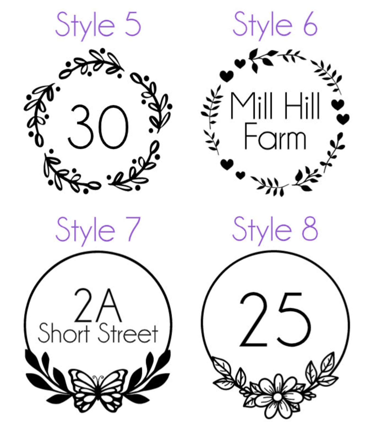 Custom Wheelie Bin Stickerdecal Sticker for Bin Address Etsy UK