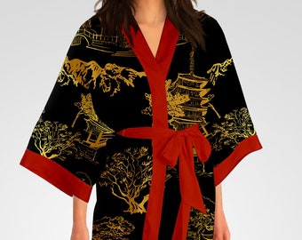Kimono, Haori, Japanese Clothing, Kimono Jacket, Aesthetic Clothing, Kimono Robe, Japanese Gifts, New Design