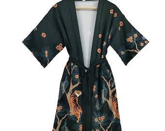 Peignoir kimono / Kimono / Robe kimono / Vêtements japonais / Kimono japonais / Peignoir / Haori / Vêtements esthétiques
