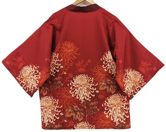 Kimono, Haori, Chrysantheme Kimono Jacke, japanische Kleidung, Kimono Jacke, Kimono Robe, japanische Geschenke, Kimono Männer