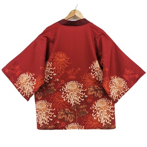Kimono, Haori, Chrysanthemum Kimono Jacket, Japanese Clothing, Kimono Jacket, Kimono Robe, Japanese Gifts, Kimono Men