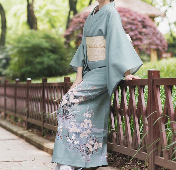 Made in Japan Japanese 110" x 4" Vintage SILK Kimono Yukata Wide Obi Belt RED 