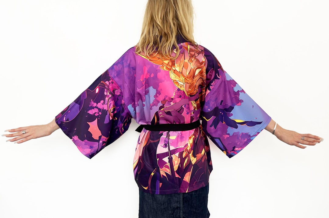 Manga Inspired Kimono, Kimono, Haori, Anime Clothing, Japanese