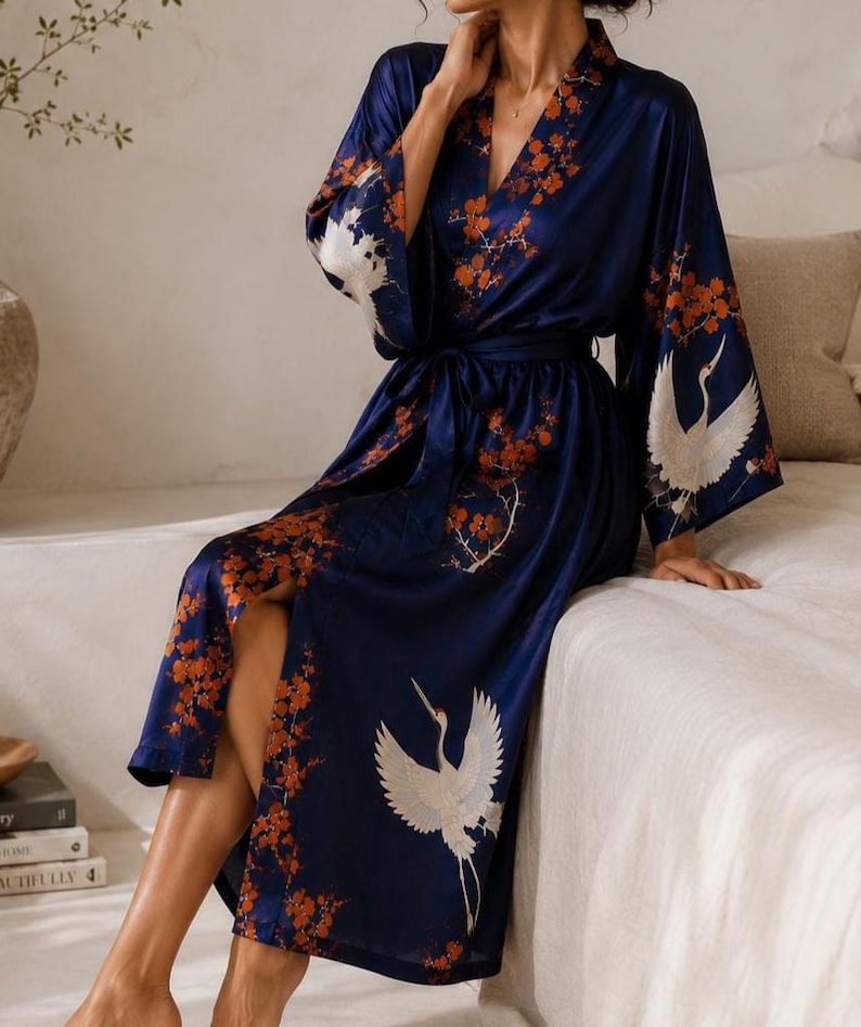 Kimono / Japanese Clothing /Kimono Robe / Japanese Kimono / Kimono Dress image 3
