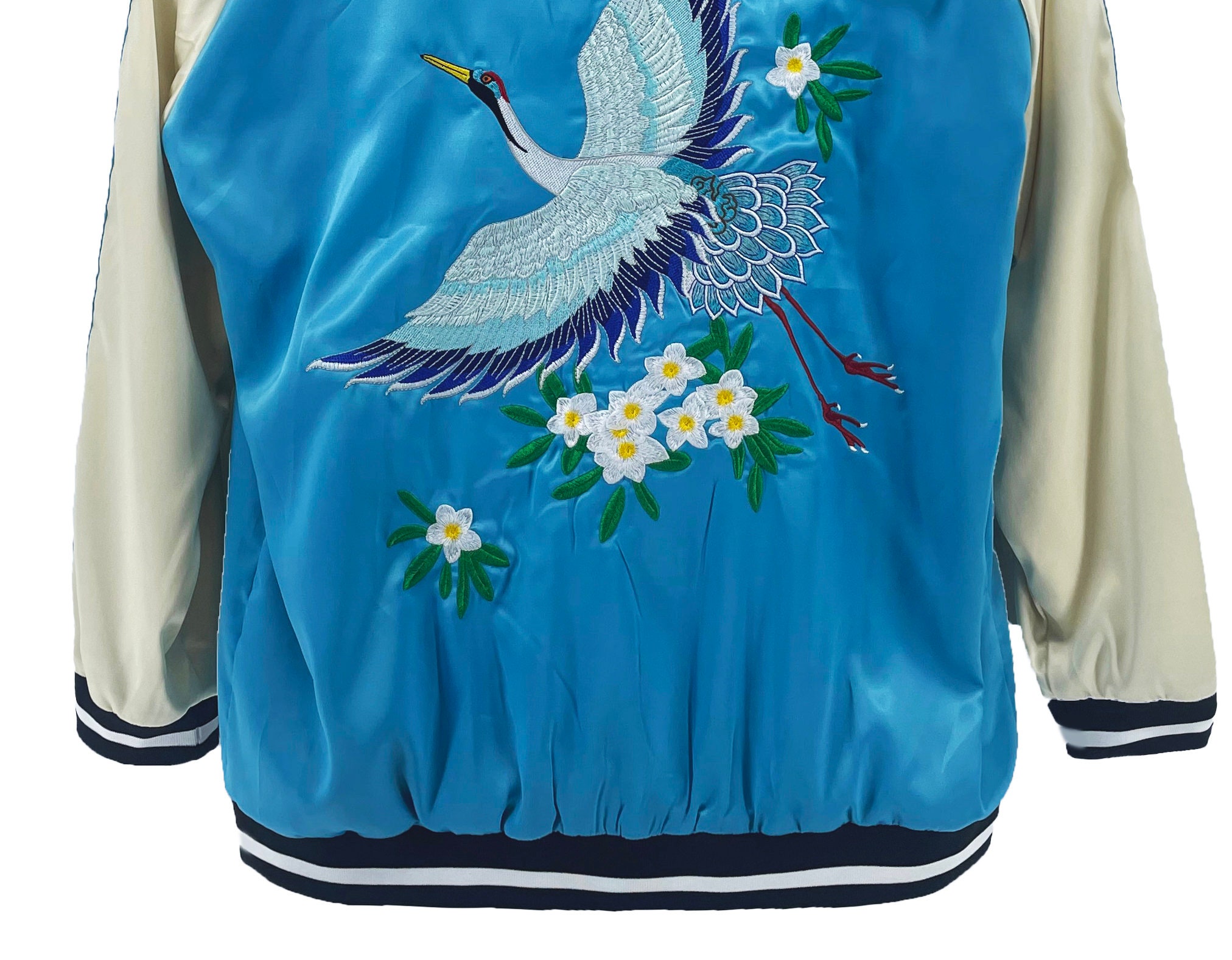 Sukajan Embroidery Souvenir Jacket Bomber Jacket Embroidered