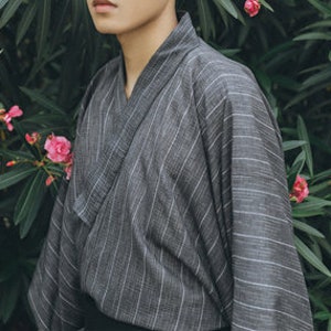Mens Kimono Yukata Kimono Japanese Kimono Cotton Kimono - Etsy