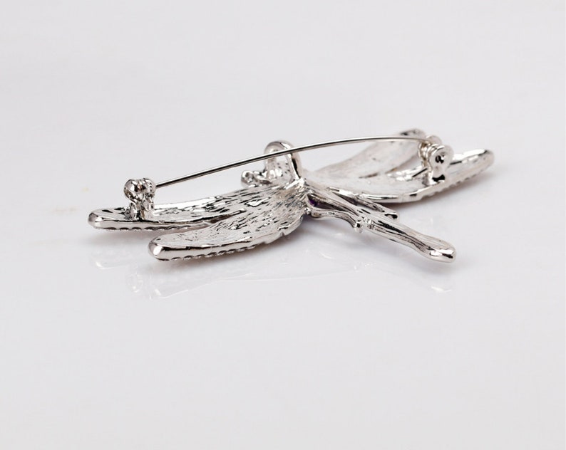 Brooches Dragonfly brooch Supply Dragonfly jewelry Enamel pin rhinestone brooch brooch DIY insect brooch Brooch pin