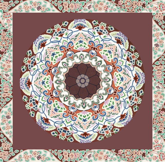 Amaxiu Foulard En Soie De Mûrier 53x53cm - Écharpe Léger Multifonction Pour Femme - Cadeau Élégant