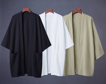 Kimono, Haori, japanische Kleidung, Kimonojacke, ästhetische Kleidung, Kimono-Robe, japanische Geschenke