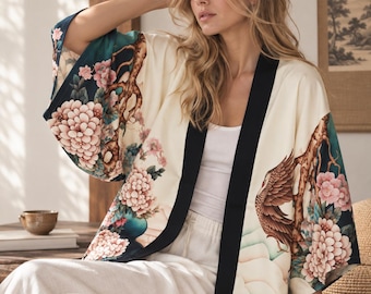 Kimono, Haori, Kimono Jacket, Japanese Clothing, Kimono Jacket, Kimono Robe, Japanese Gifts, Kimono Men, New Design
