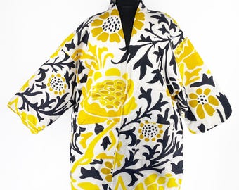 半纏 刺し子ステッチ/黒 - Etsy 日本