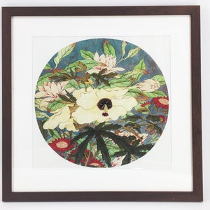 gerahmte Kunst, Chinoiserie, chinesische Kunst, Blumendruck, botanische Kunst, chinesische Wandkunst, asiatische Kunst, Kunstdrucke, Wandkunst, orientalische Kunst,