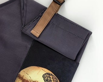 Katzenschürze Mit Sternennacht-Motiv – Wasserdicht, Mit 2 Taschen, Verstellbar Für Damen & Herren