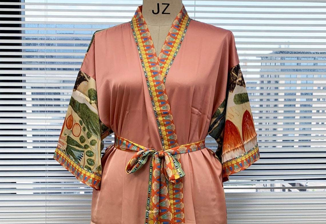 Robe, Egyption, Kimono, Haori, Aesthetic Clothing, Kimono Robe, New ...