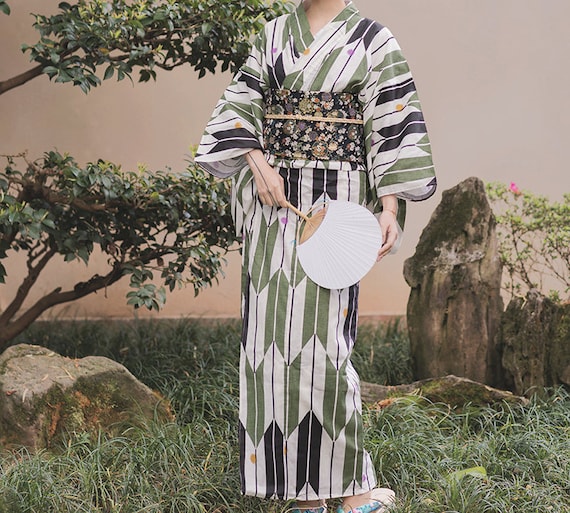 wijsheid Zeeslak kiezen Kimono / Yukata / Japanse Kimono / KatoenEn Kimono Robe / - Etsy België