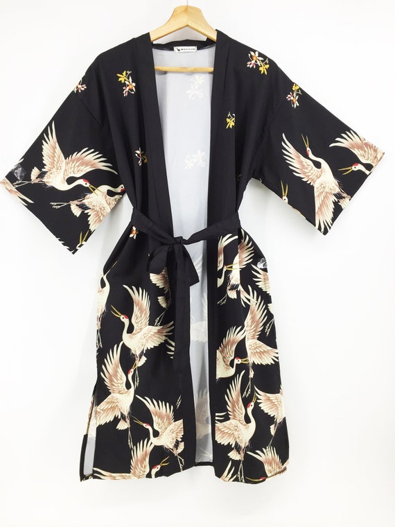 JEArtGalleryLondon Mens Kimono, Yukata, Kimono, Japanese Kimono, Cotton Kimono Robe, Kimono Traditional, Long Kimono