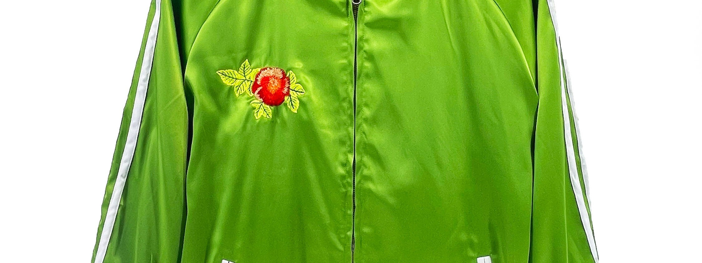 【TASTE by Knit】Knit embroidery sukajan Sukajan Embroidery Souvenir Jacket, Bomber Jacket, Japanese