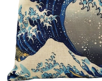 装飾枕、シノワズリクッションカバー、18x18 枕カバー、日本のギフト