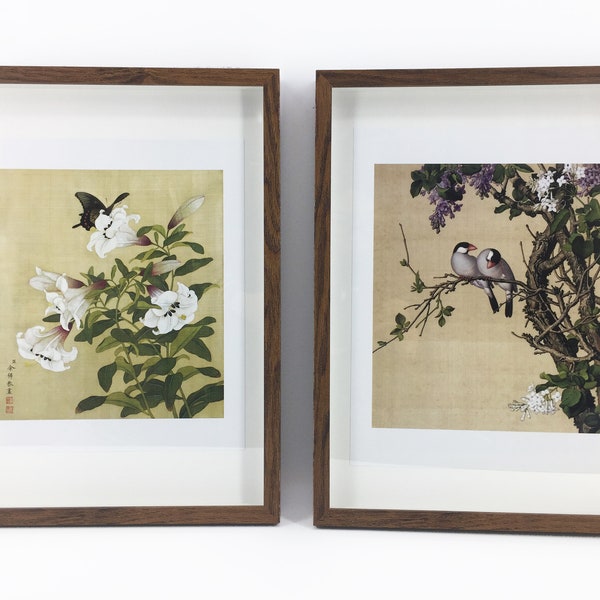 Chinese art, Chinoiserie, Art, Chinese painting, Chinese, Framed art, Japanese, Japanese painting, Chinoiserie art, Bird art, artwork