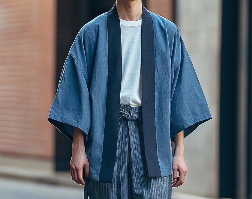 Denim Haori - Etsy