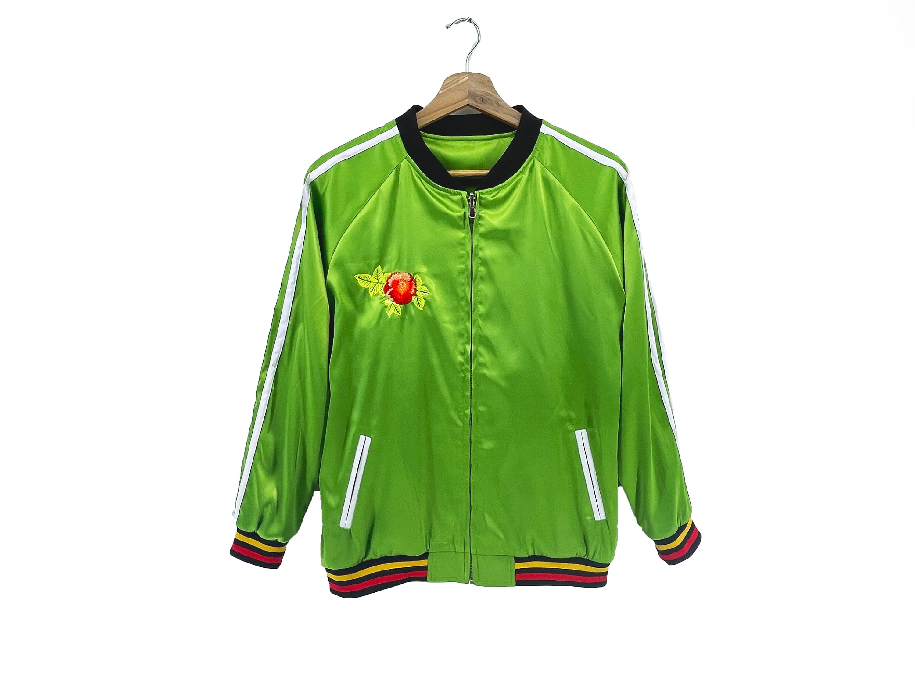 BoShiNuo Man Japanese Embroidery Men's Jacket Coat Men's Hip