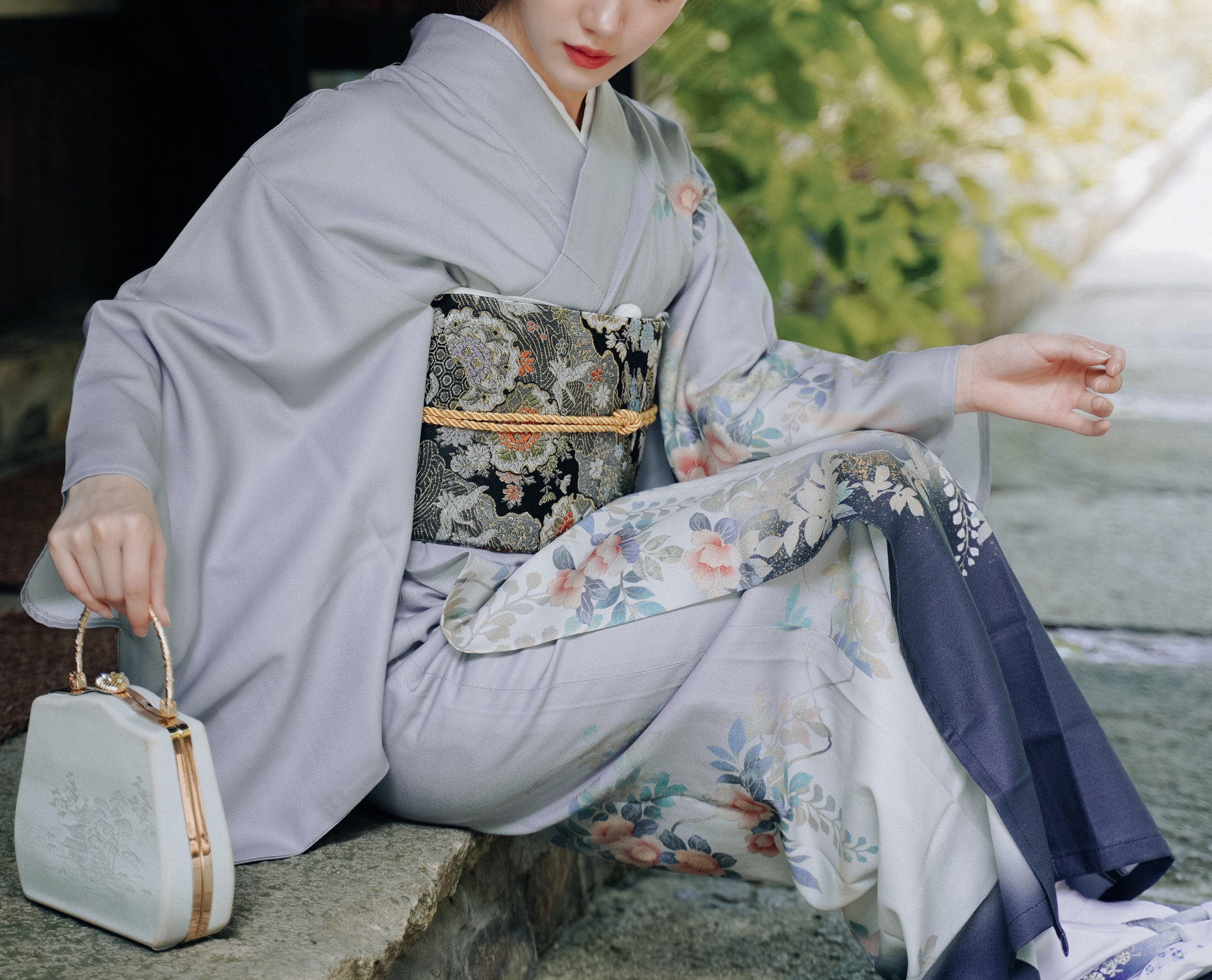 Japanese Traditional TABI Socks Kimono Yukata Onsen Black from JAPAN 
