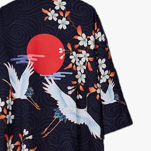 Kimono, Haori, Ropa Japonesa, Chaqueta Kimono, Ropa Estética, Bata Kimono, Regalos Japoneses imagen 6
