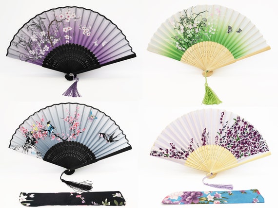 Traditional silk japanese folding fans For sale as Framed Prints, Photos,  Wall Art and Photo Gifts