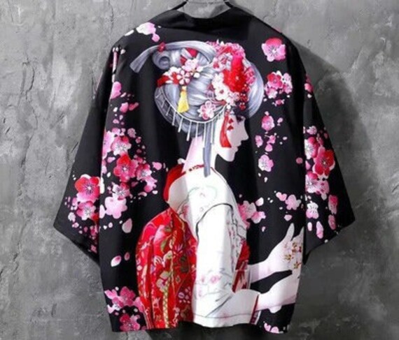 JEArtGalleryLondon Mens Kimono, Yukata, Kimono, Japanese Kimono, Cotton Kimono Robe, Kimono Traditional, Long Kimono