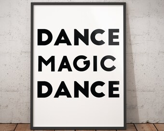 Tanz Magie Tanz Labyrinth Film David Bowie Printable. Sofortiger digitaler Download. Drucken Sie mich zu Hause.
