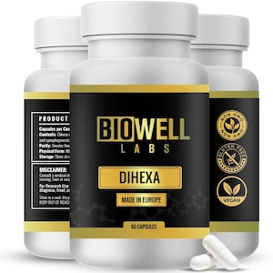 Dihexa Capsules Premium Dihexa Brain Peptide Supplement for Cognitive Support and Focus 60 Count