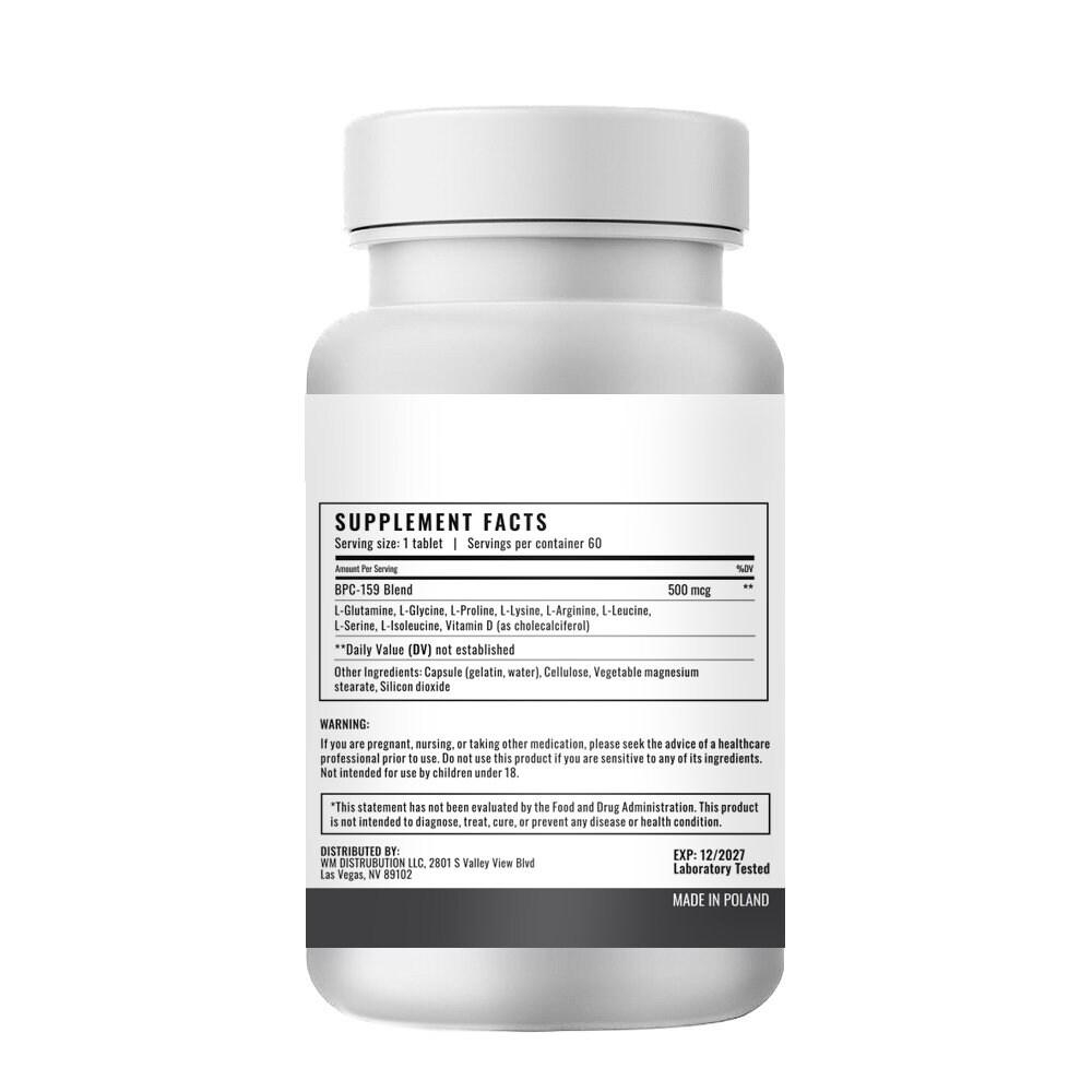 unc labs bpc 157 Bpc Peptide Capsules- Bpc-157 Blend With Creatine Monohydrat main image 1