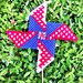 PATRIOTIC SPINNERS Plastic Canvas Pattern Pinwheel PDF Plant - Etsy