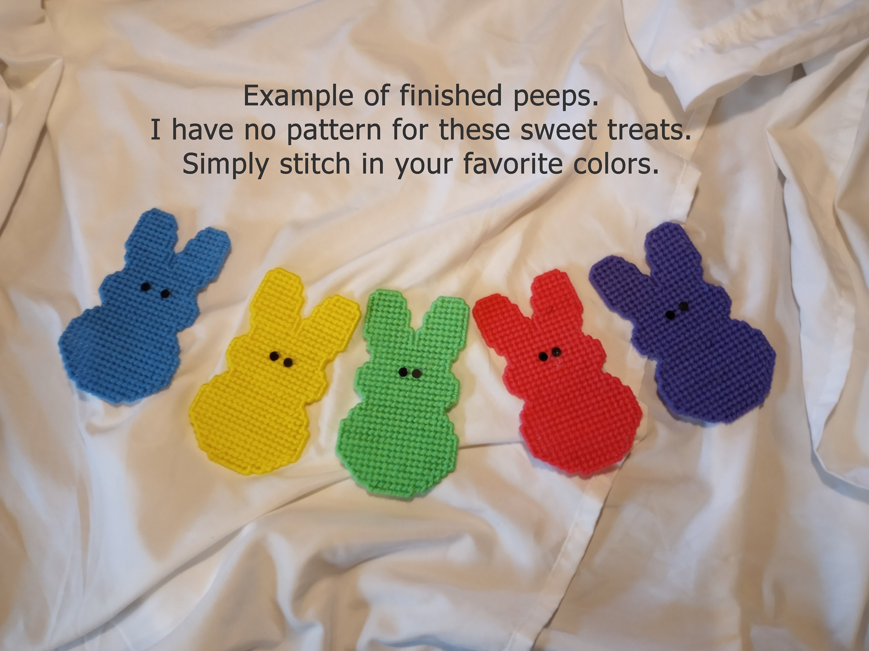 PEEPS Precut Plastic Canvas Shapes EASTER Spring Etsy