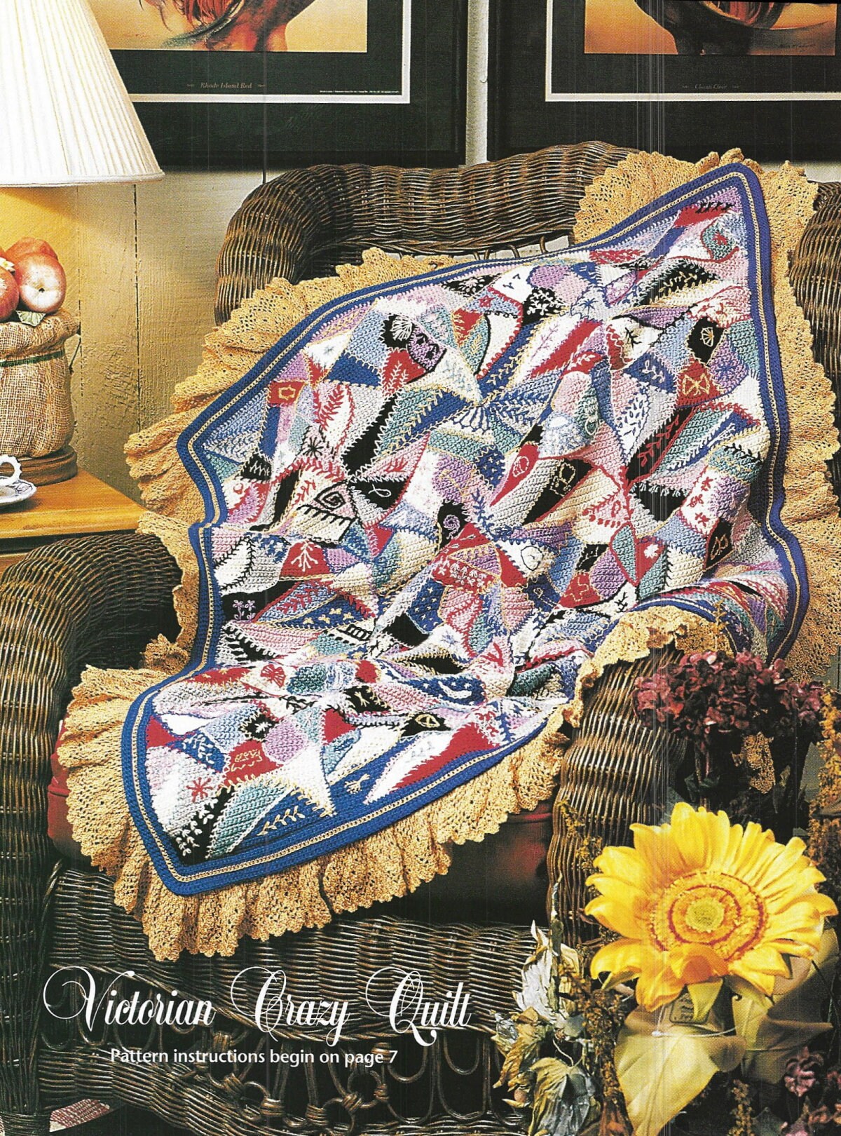 CROCHET Award Winning AFGHANS Digital PATTERN Book Yarn Round Etsy